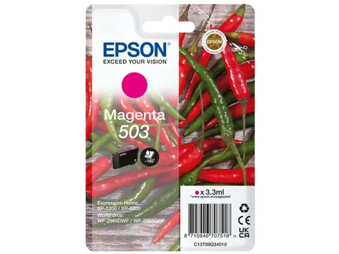 Epson inktcartridge 503 Singlepack C13T09Q34010 Magenta 165 pagina's