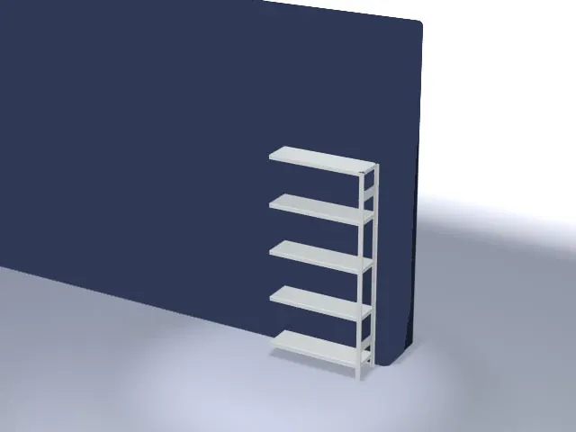 magazijnstelling,aanbouwveld,HxBxD 2000x1010x335mm,vakl. 150kg