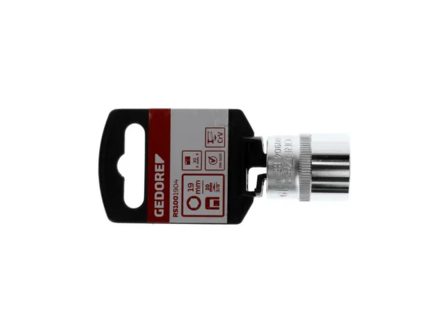 R51001904 Dopsleutelbit 3/8 inch zeskant 19mm lengte 30mm