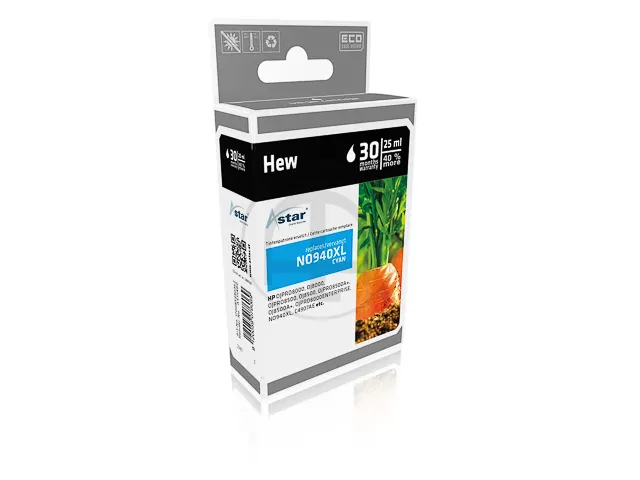 AS15480 ASTAR HP 940XL OJ PRO Inkt cyaan HC rebuilt 1400pag Chip 16ml