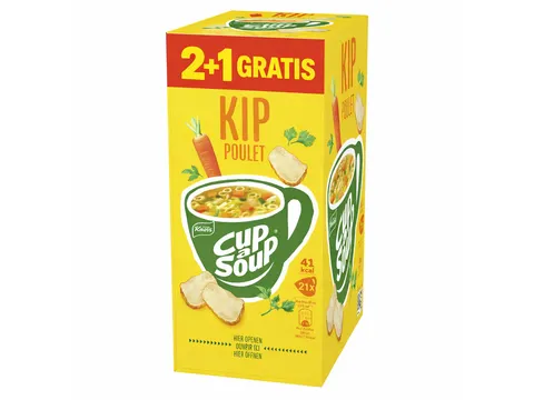 Cup-a-Soup Knorr kip 2+1 Gratis