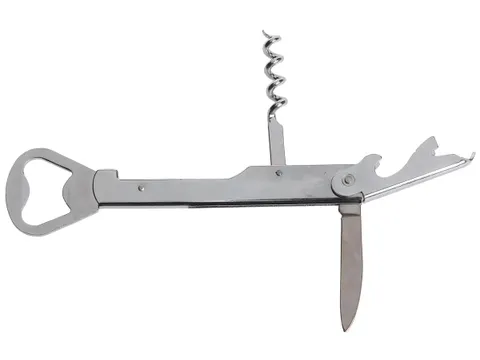 Flesopener Kurkentrekker 14 Cm Verchroomd