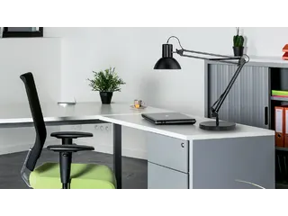 Bureaulamp Unilux Success 80 LED met klem en voet Zwart - 4