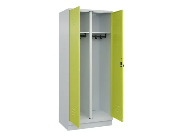 locker voor scheiding van kleding,HxBxD 1950x800x500mm,2vak