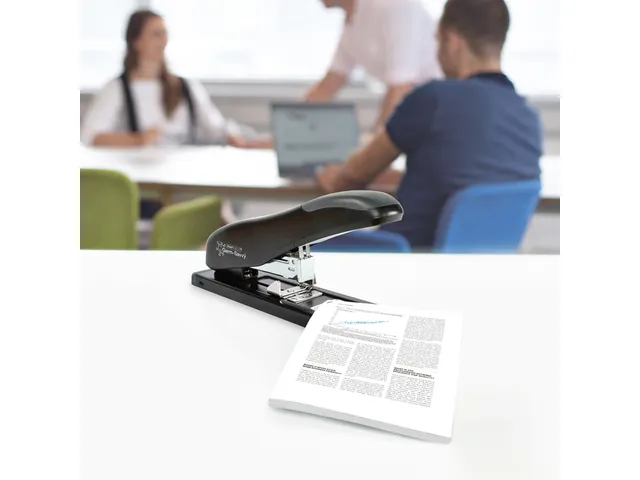 Agrafeuse Rapesco Germ-Savvy Heavy Duty Eco HD-100 Antibactérien noir