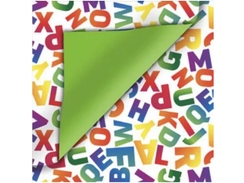 Tijdschriftenzak Special Wrap 25x4x34cm letters seal à 100 stuks