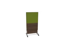 scheidingswand,HxB 1545x800mm,NV bruin hickory,BN7048-groen