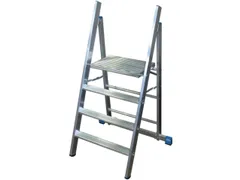 steiger,4trede(n),bordes H 950mm,aluminium