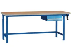 Werkbank 2000mm Hydraulisch Verstelbaar 750-950mm 1lade Ral5012