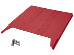 wandsorteerder,opbergvak,v. 9,HxBxD 15x240x302mm,plank(en) ABS,rood