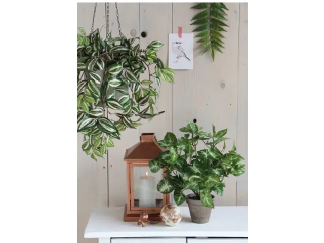 Kunstplant Mica Syngonium groen in pot 35x25cm