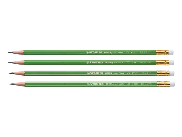 Potlood Stabilo Greengraph Hb Met Gumtip