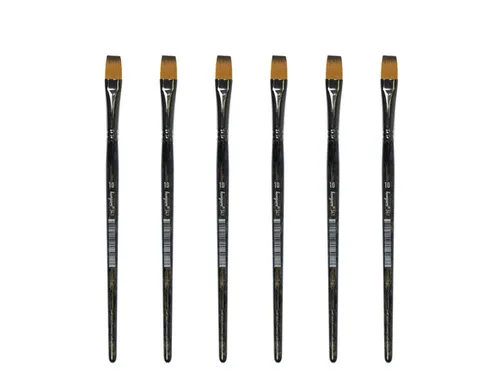 Penseel Kangaro Serie 341 plat Nr. 10 synthetisch doos 6 stuks