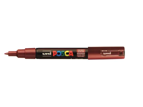 uni-ball Paint Marker, waterbasis Posca PC-1MC wijnrood