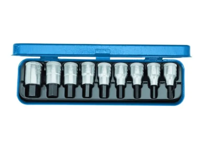 GEDORE IN 19 PA Schroevendraaierset 1/2 inch 9-delige inbus ZOLL