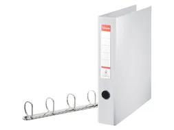 Ringband Esselte Standaard maxi 30% gerecycled PP folie wit