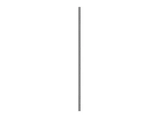 profiel,v. magazijnstelling,L 2,5m,BxD/dikte 40x40/2mm - 2