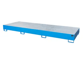 opvangbak,v. 3xIBC,opvangvol. 1000l,HxBxD 340x3850x1300mm,m. rooster - 2