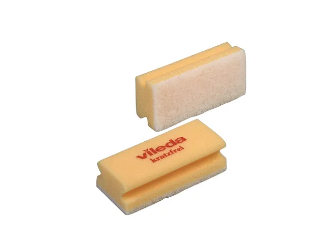 Vileda Glitzi non-scratch schuurspons 15x7cm Geel/Wit 10 stuks