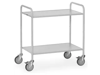 Dossierwagens 4880 150kg 2 Etages Ral7035 800x500mm - 1