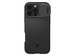 Spigen Optik Armor MagSafe iPhone 16 Pro Max hoesje zwart