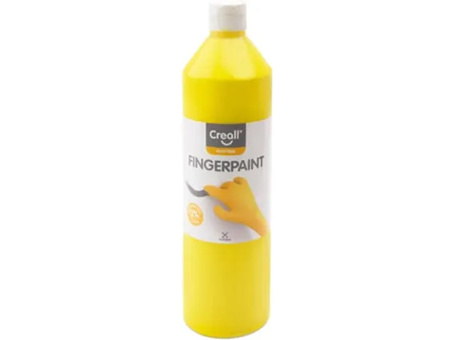 vingerverf Happy set met 10 flesjes 750 ml assorti
