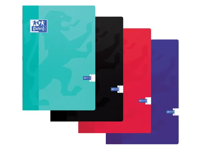 Schrift Oxford school A4 lijn 120blz assorti