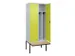 locker voor scheiding van kleding,HxBxD 2120x800x815mm,2vak