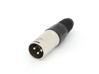 Mannelijke 3P Xlr Plug - Vernikkeld - 1