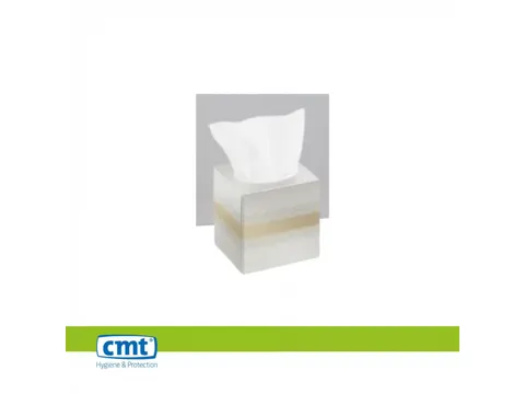 Facial Tissue Cube Cellulose 3-Laags Wit doos 30x60st