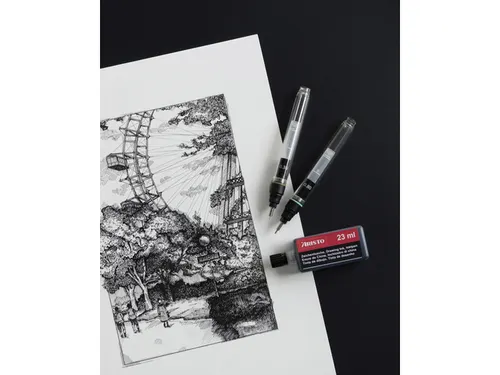 Inkt Aristo 23 ml rood