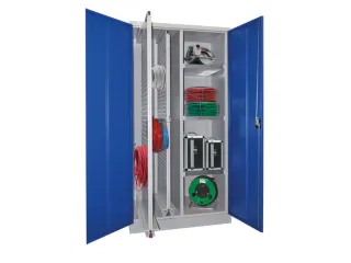 verticale kast,HxBxD 1950x1000x600mm,RAL7035,front RAL6011 - 2
