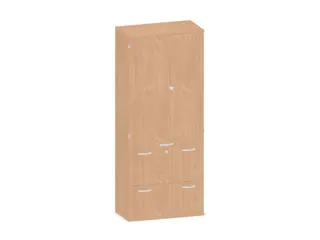 kantoorkast,HxBxD 1920x800x430mm,decor romp beuken,decor front beuken - 1