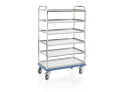 etagewagen,draagverm. 300kg,6etage(s),laadvl. LxB 980x520mm,glad