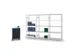 rayonnage modulaire,rayonnage départ,HxlxP 2000x1060x435mm
