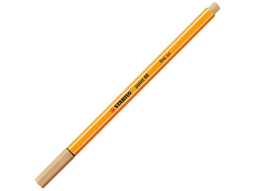 Fineliner STABILO point 88/88 fijn licht oker