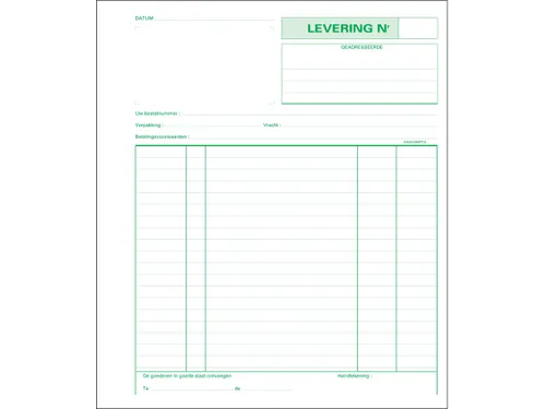 leveringen 21 x 18 cm tripli Nederlandstalig