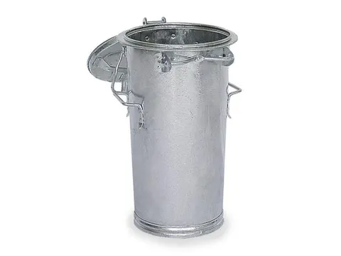 Vuilnisbak Staal 50 liter Ø 400/305mm H690mm Beugelgreep/2 Handgrepen