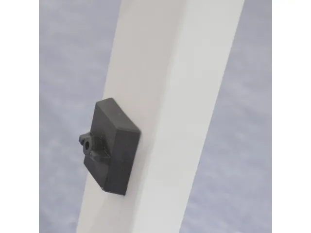 Bureau Linesto N3 hoogte instelbaar 140x80cm Logan eiken, poot Wit