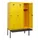locker met bank,HxBxD 1950x1200x815mm,3vak,vak B 400mm,draaigrendel