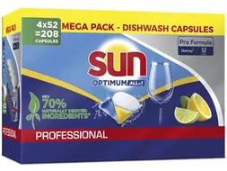 Pro Formula Optimum All In 1 capsules vaatwastabletten, doos 4x52 stuk
