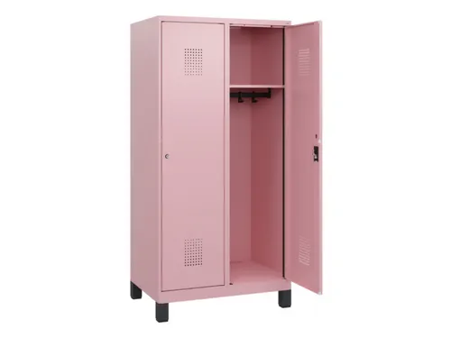 schoollocker,HxBxD 1630x800x500mm,2vak,vak B 400mm,cil.-slot,voeten