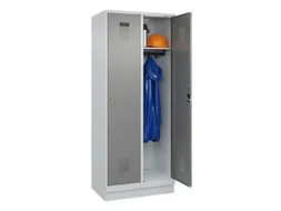 locker,HxBxD 1950x800x500mm,2vak,vak B 400mm,cil.-slot,sokkel