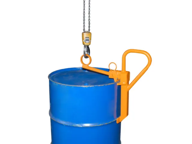 Vatenklem Voor Staande Vaten Draagvermogen 0.35t Ral2000