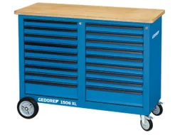 GEDORE 1506 XL 2810 Rolwerkbank 1,25m breed met 2x 9laden