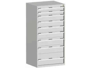 ladekast,HxBxD 1600x800x650mm,9lade(n),lade voor zware lasten - 1