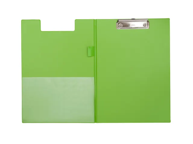 Klembordmap MAUL A4 staand met penlus PVC neon groen