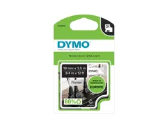 Labeltape Dymo 16954 D1 S718050 19mmx3.5m nylon zwart op wit