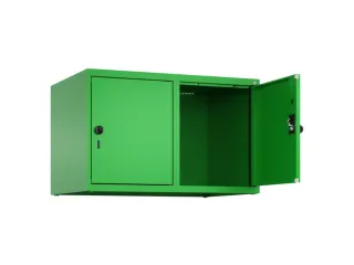 opzetkast,v. locker,2vak.,vak B 400mm,HxBxD 500x800x500mm,draaigrendel - 1