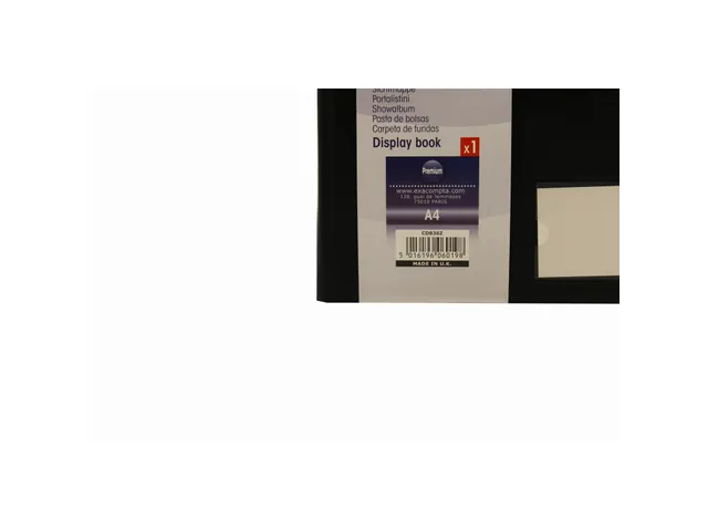 Protège-documents premium PVC Goldline 72 vues - A4 - Noir